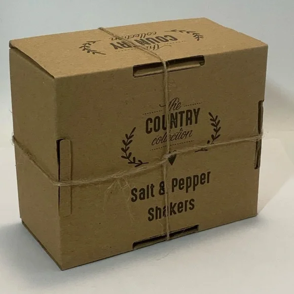 Farmhouse Windmill Salt and Pepper Shaker Set Ceramic Classic White - Picture 4 of 16